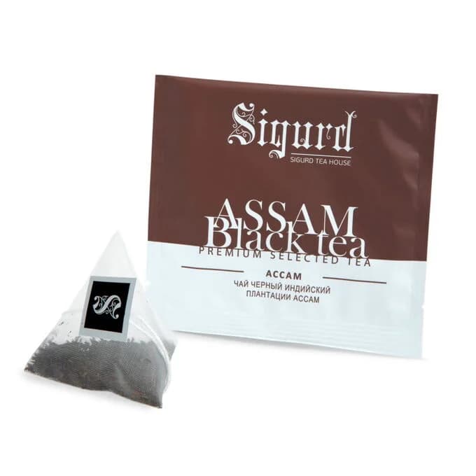 Чай SIGURD BLACK ASSAM черный АССАМ 2гр*100шт