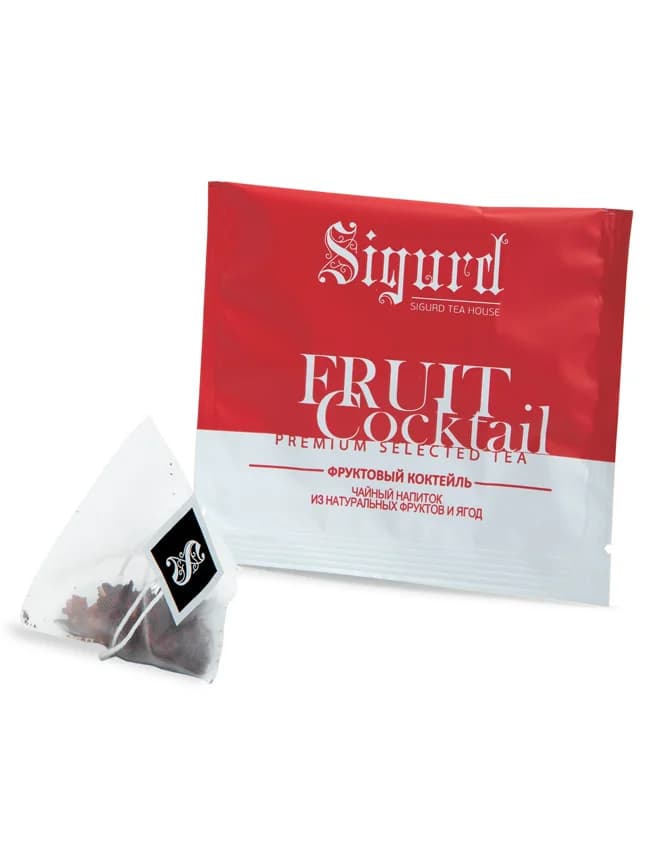 Чай SIGURD Fruit Cocktail фруктовый коктейль  2гр*100шт