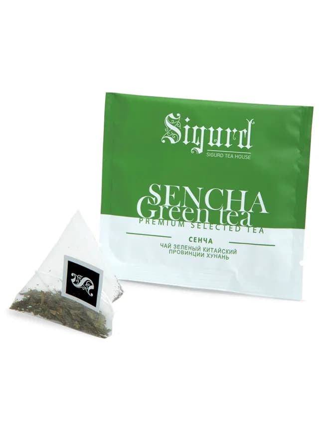 Чай SIGURD SENCHA  TEA Зеленый сенча  2гр*100шт