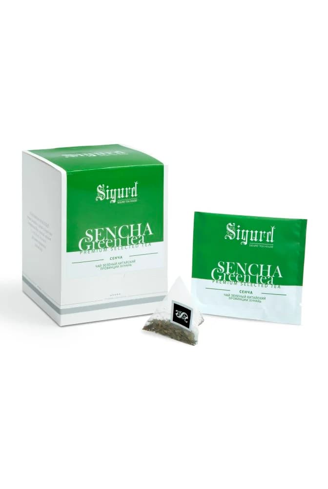 Чай SIGURD SENCHA  TEA Зеленый сенча  2гр*20шт