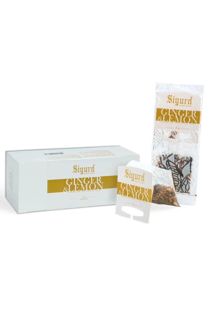 Чай Sigurd Ginger&Lemon (зеленый Имбирь-лимон) 15*5гр