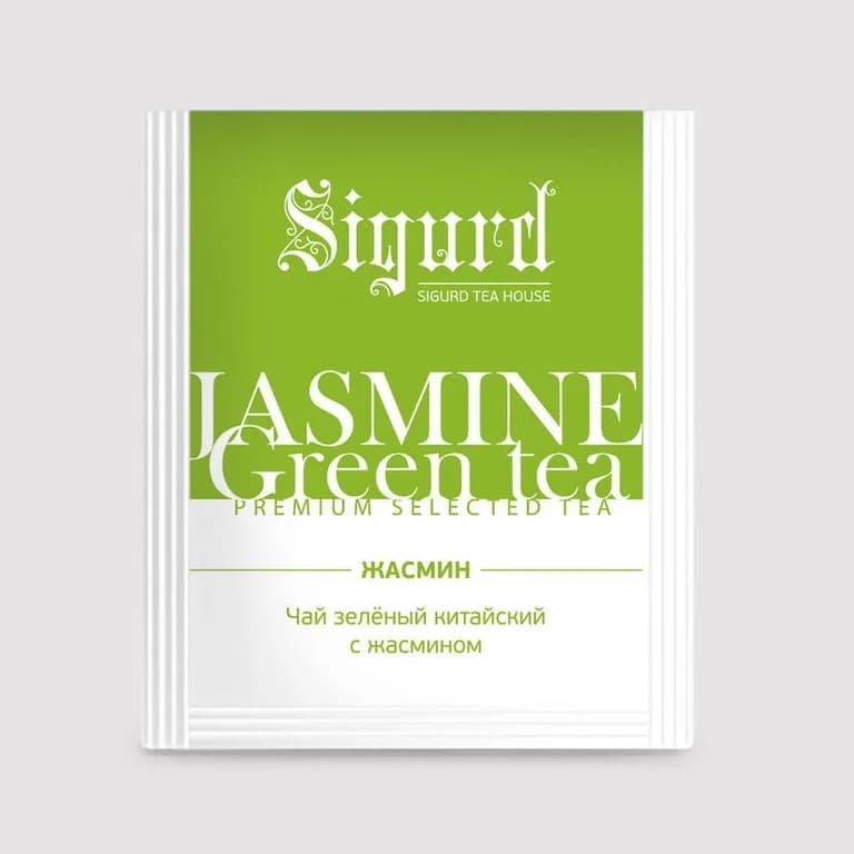 Чай Sigurd Jasmin Tea (Зеленый с Жасмином) 2гр*150шт
