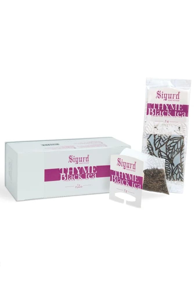 Чай Sigurd Thyme Black (Черный с чабрецом) 15*5гр