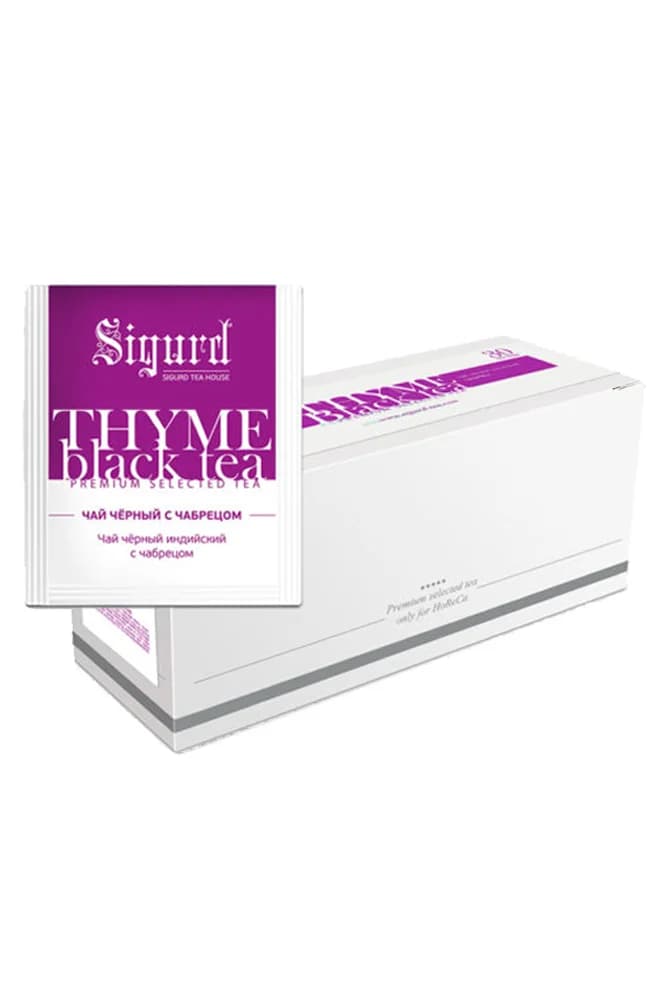 Чай Sigurd Thyme Black (Черный с чабрецом) 30*2 гр.