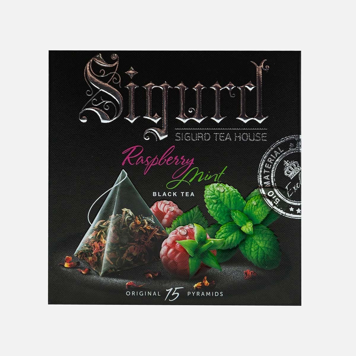 Чай Sigurd черный Смородина-мята  Black Currant&Mint 100*2гр