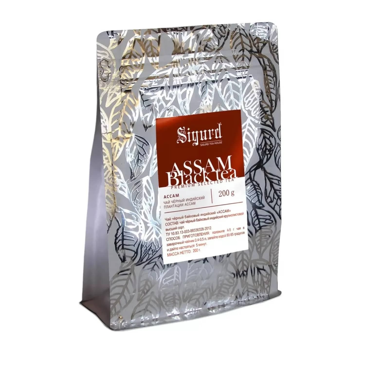 Чай премиум Sigurt Black Assam 200гр