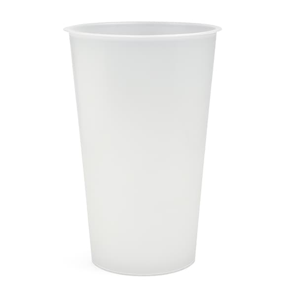 Стакан пластик PP 650 мл. матовый Bubble cup/шейкер  18/360 шт./уп./пак