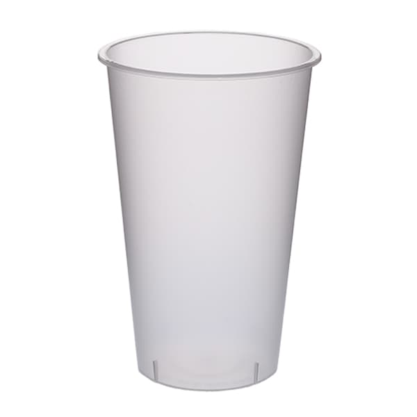 Стакан пластик PP 360 мл. матовый прозрачный Bubble cup/шейкер  25/500 шт./уп./пак