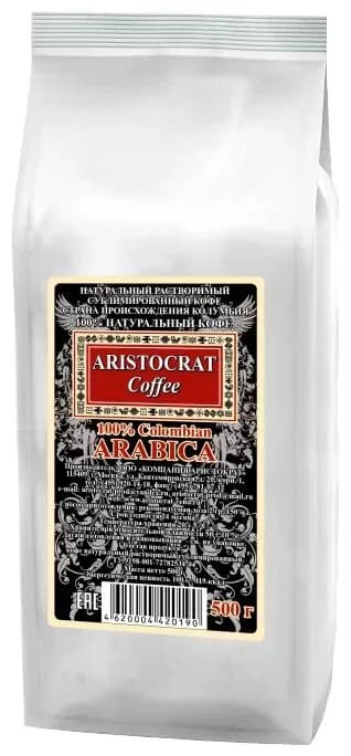 Кофе растворимый "Colombian Arabica" Аристократ , 500гр за 1 кг.
